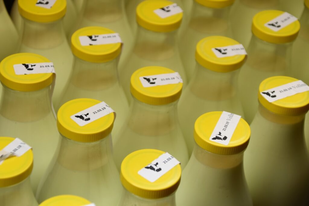 Photo Milk bottle
